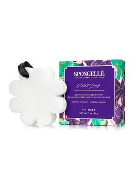 Spongelle Violet Leaf | Boxed Flower